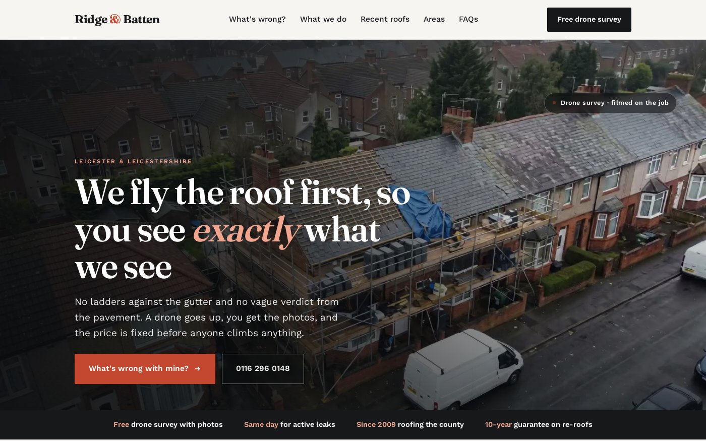 A finished trade website shown on a laptop